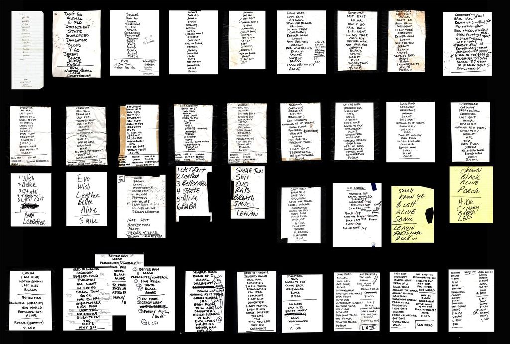 35 Pearl Jam Setlists to Print or Download from 1994 2015 — Pearl Jam